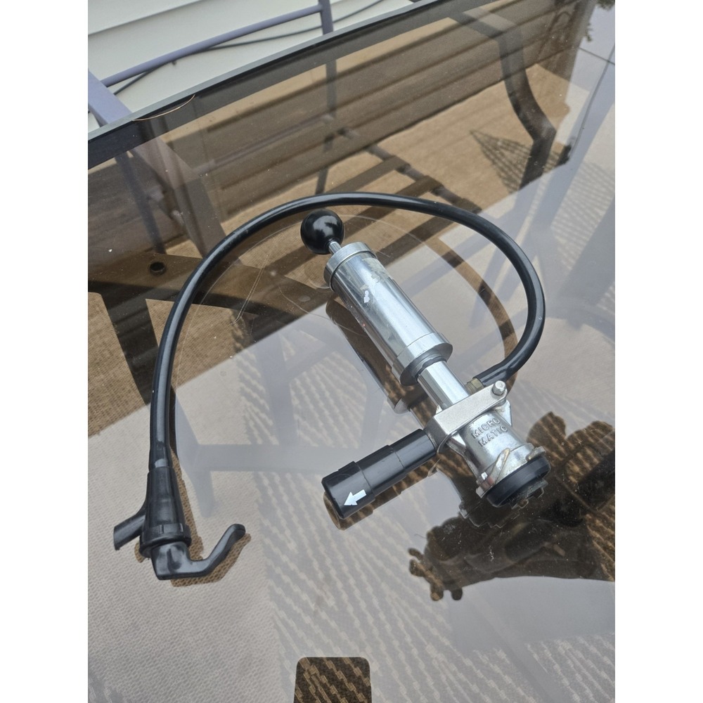 Micro-Matic Chrome Hand Pump Beer‎ Keg Party Tap D